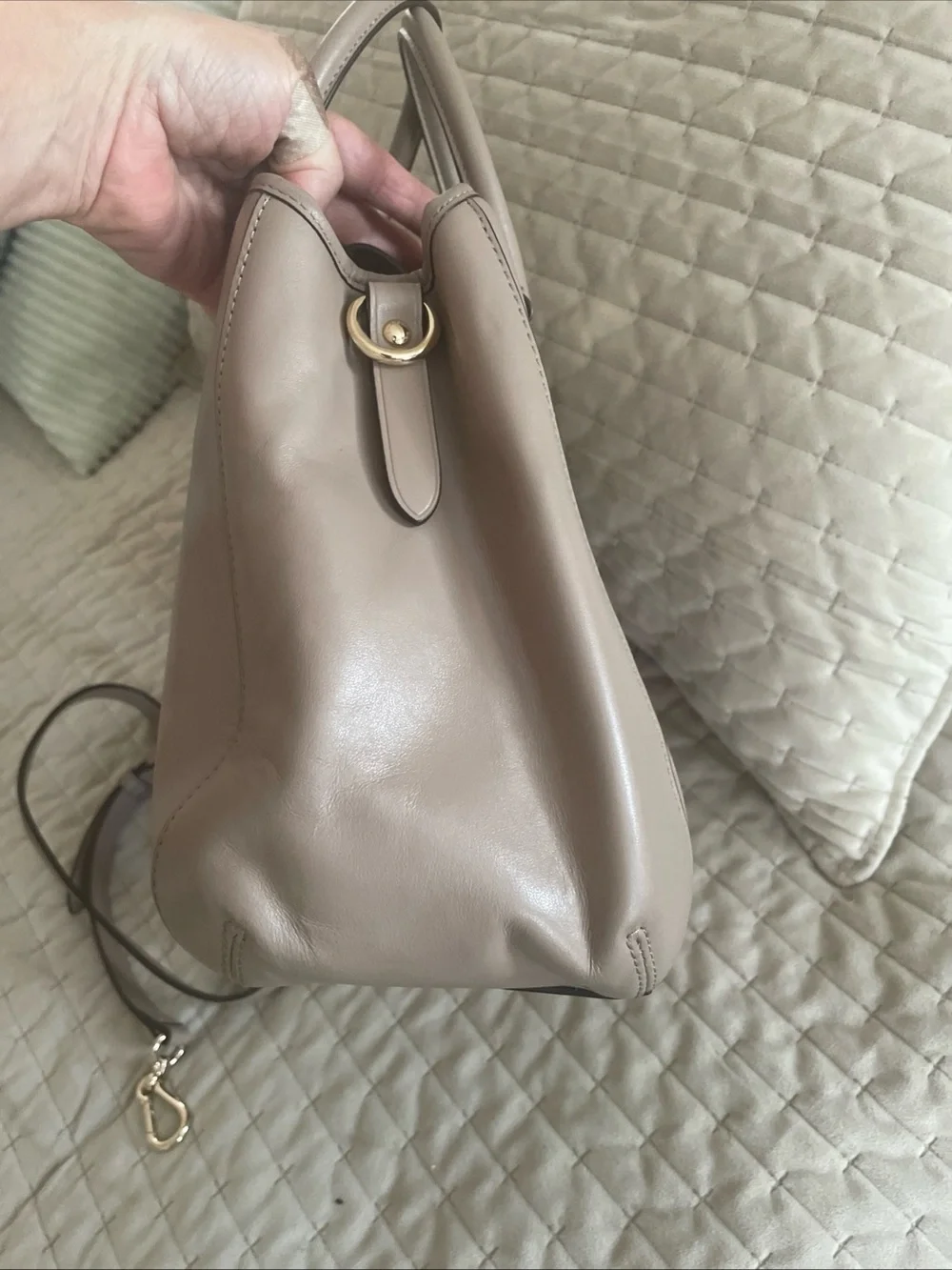 Coach structured quilted